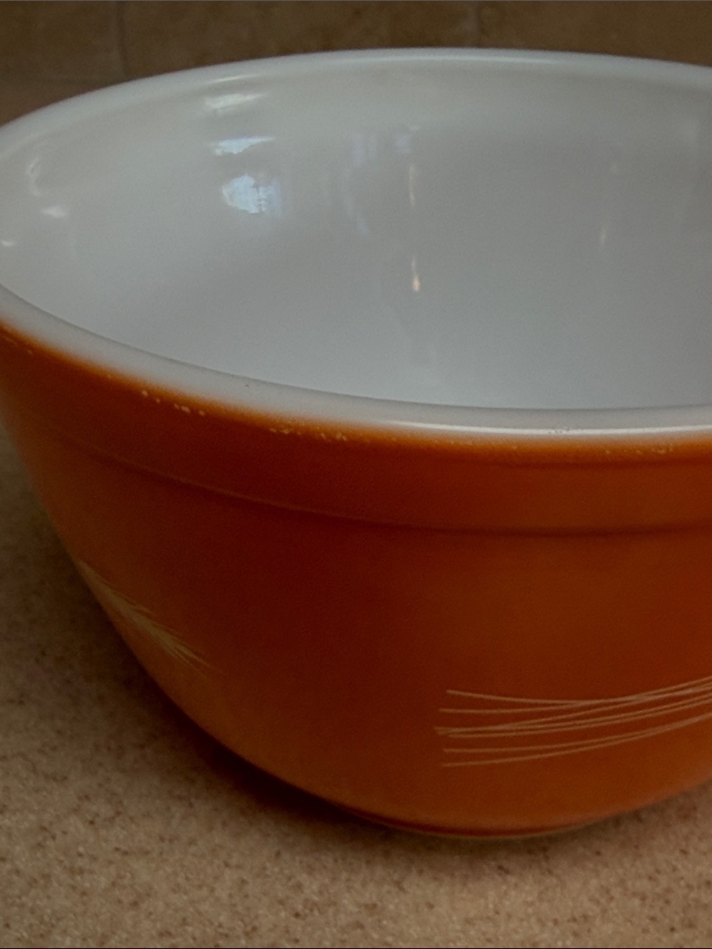 Pyrex Autumn Harvest Wheat Mixing Bowl 401 - Picture 4 of 11